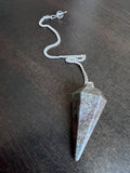 Ruby Fuchsite Pendulum