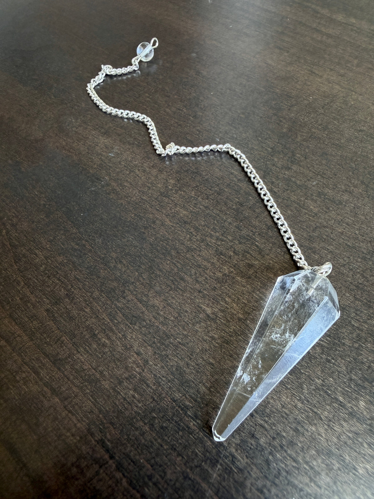 Clear Quartz Pendulum