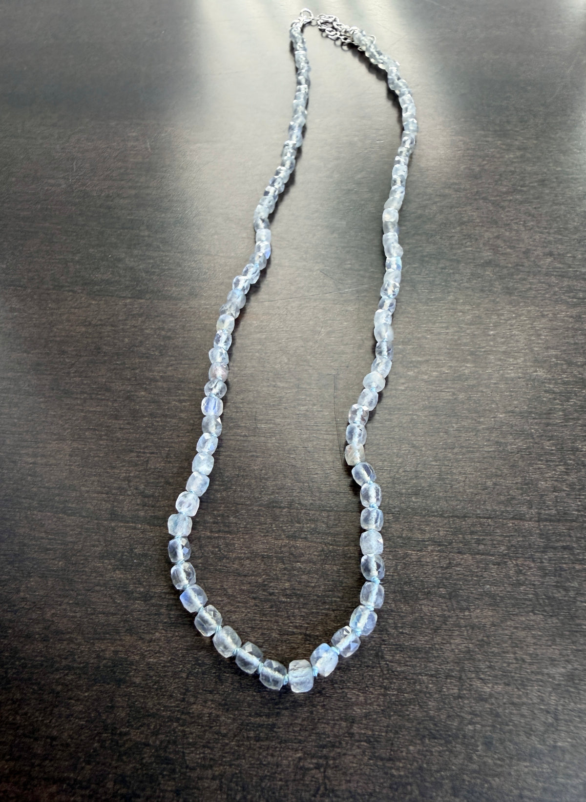 Labradorite Silk-Knotted Necklace