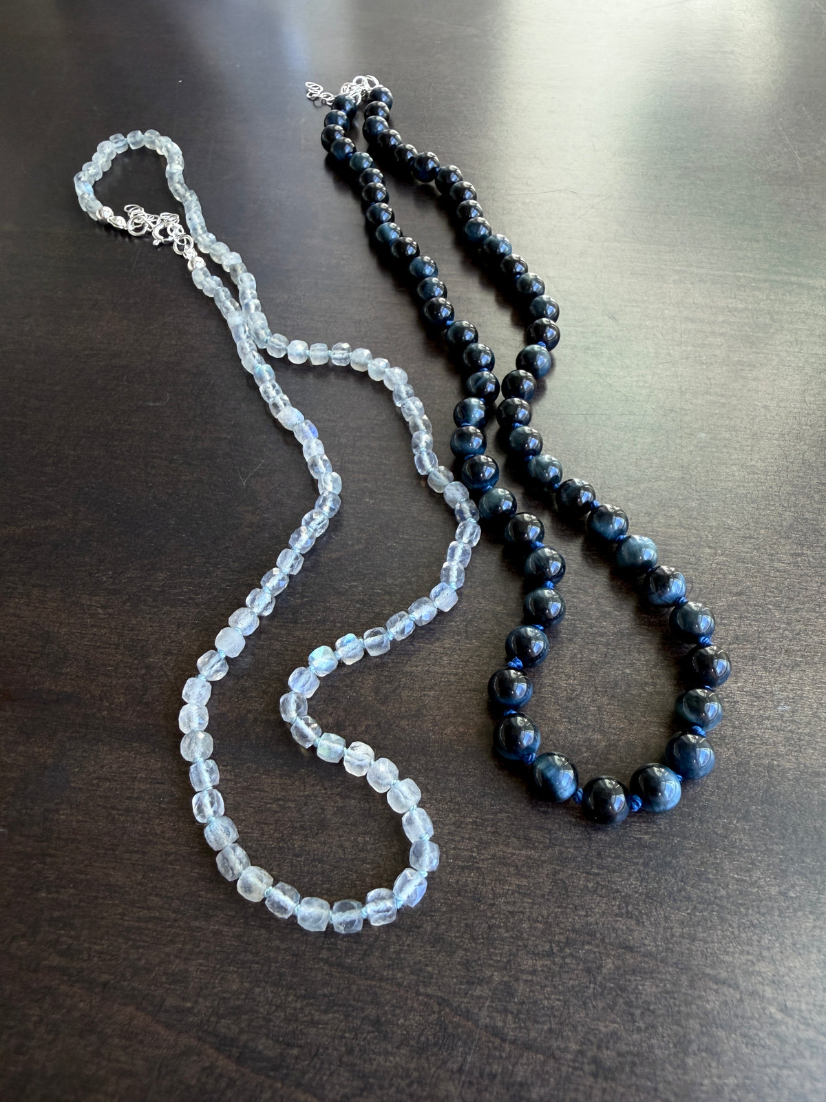 Labradorite Silk-Knotted Necklace