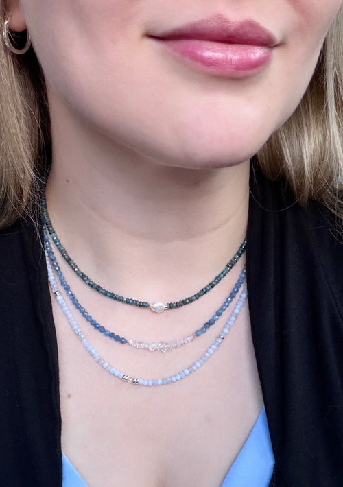 Blue Lace Agate Necklace